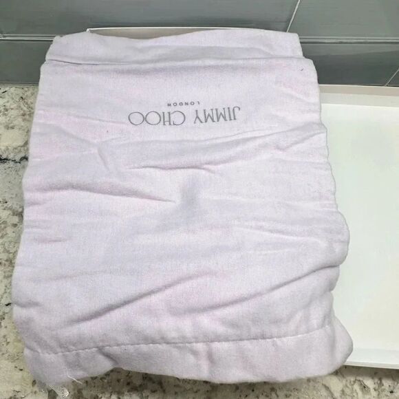 Jimmy Choo Gold Brushed Ballet Flats with Box and Dust bag Size 5 - Picture 9 of 11